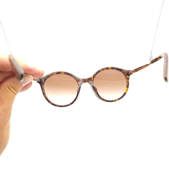 Dolce & Gabbana Sunglasses 51mm Gradient Round Havana Brown MSRP $295 - Picture 2 of 7
